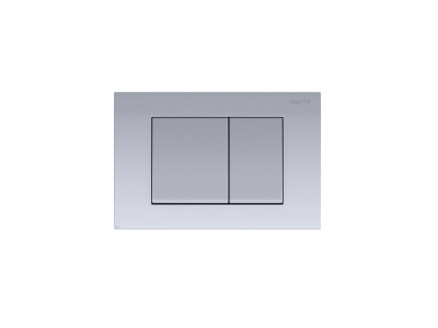 Панель смыва Aquatek Хром матовая (клавиши квадрат) KDI-0000011 - вид 1 миниатюра