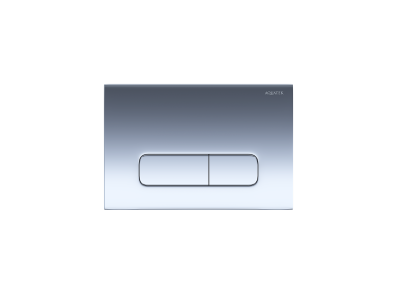 Панель смыва Aquatek Хром глянец (клавиши прямоугольные) KDI-0000016 - вид 1 миниатюра