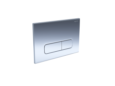 Панель смыва Aquatek Хром глянец (клавиши прямоугольные) KDI-0000016 - вид 1 миниатюра