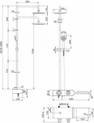 Душевая программа Lemark Tropic (LM7009C) - вид 1 миниатюра