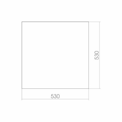 Зеркало без подсветки MIXLINE Квадрат 530*530 (525418) - вид 1 миниатюра