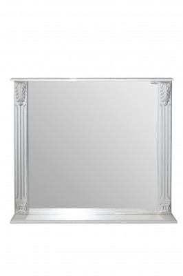 Зеркало без подсветки MIXLINE Людвиг-80 патина серебро (533040) - вид 1 миниатюра