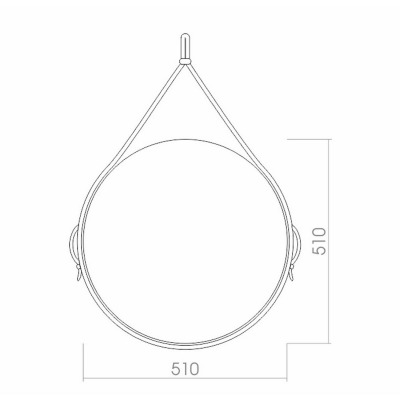 Зеркало без подсветки MIXLINE Капитан D510 (539789) - вид 1 миниатюра