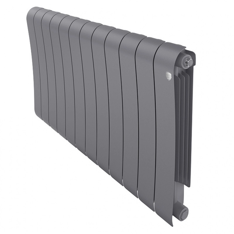 Радиатор биметаллический ROYAL THERMO Infinity Silver Satin 500 12 сек. - вид 1 миниатюра